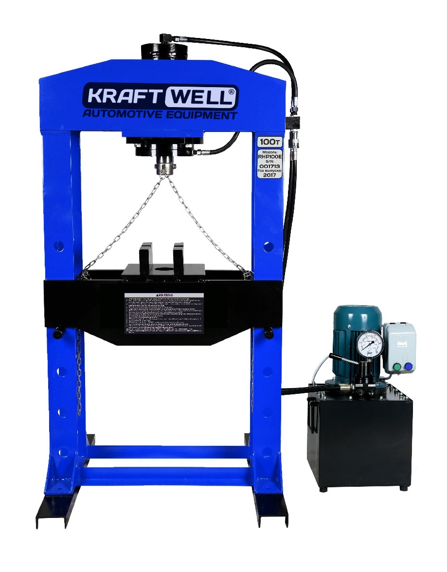 KraftWell KRWPR100E Пресс 100 т. c электроприводом